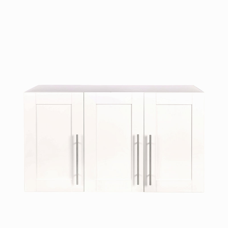 Armoire de rangement murale empilable, P 15,75 po x l 35,43 po x H 19,69 po