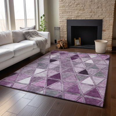 Premium Machine Washable Prisco Merlot Rug