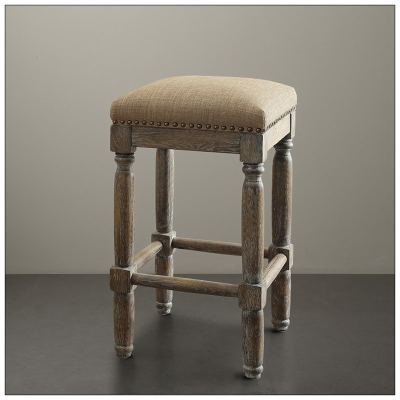 Tabouret de comptoir 26 Darrielle, Brun