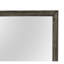 Miroir mural contemporain gris pour tous les emplacements - H 39 po x l 35 po x P 1 po, aucun assemblage requis, illumine et agrandit l'espace, entretenu sans effort dans un état remarquable