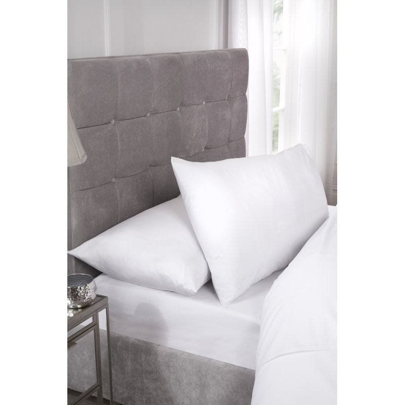 Percale Fitted Sheet, White