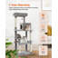 Eluster 56.3" H Cat Tree-1397869804-1397869806