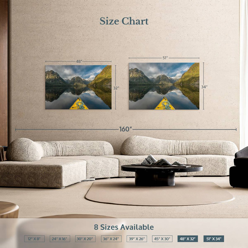 Alvord Doubtful Sound Kayaking, 34" H x 51" W