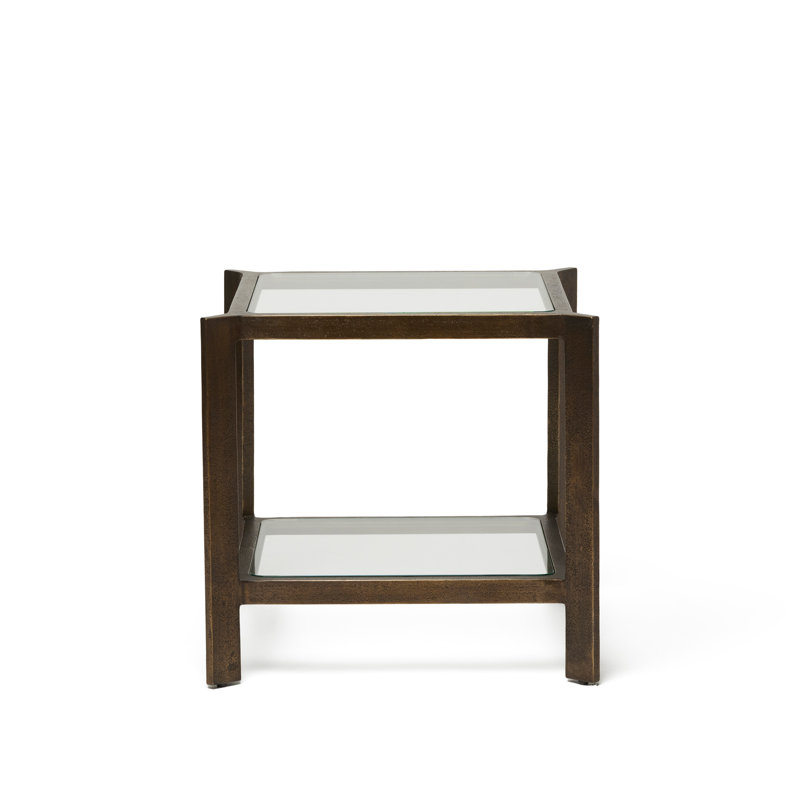 Linley Glass End Table