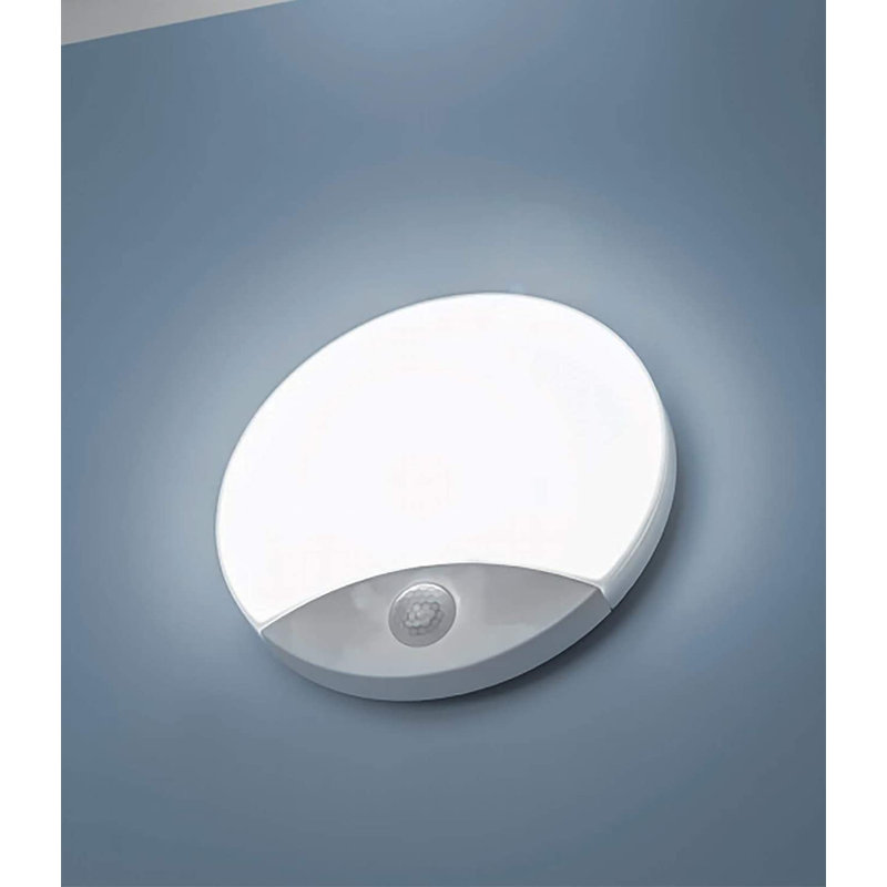 Deepak White Integrated LED Outdoor Flush Mount