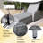 Grey Wicker Outdoor Lounge Chair With Adjustable Backrest And Armrests-155589981