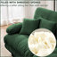 Canapé modulaire capitonné en chenille pour salon-142689249-142689253
