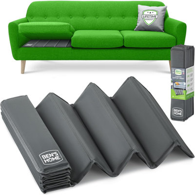 Premium Couch Cushion Support For Sagging Seats | Heavy-Duty Wood Non-Slip Sofa Support | 58"-67" X 19.7" | Adjustable Reinforced Boards | Couch Cushion Replacement