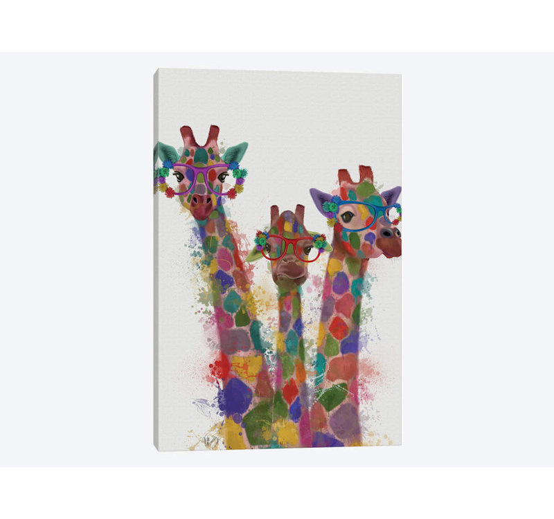 Fab Funky - Wrapped Canvas Print, 66.04 cm H x 45.72 cm W x 1.91 cm D