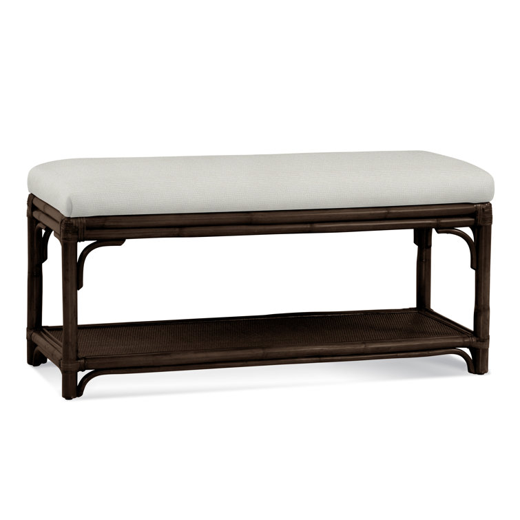 Banc de rangement en osier Summer Retreat
