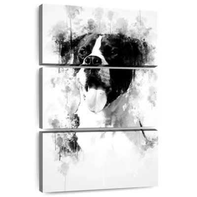 Brampt Dog Happy - noir et blanc