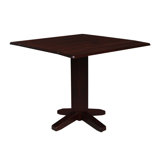Lesha Dual Drop Leaf Solid Wood Dining Table