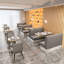 Banc de rangement pour le café-restaurant Light Luxury