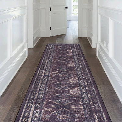 Washable Rug 2'6'' X 10' Runner Rug