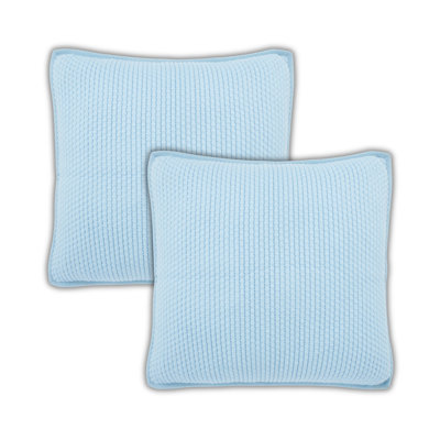Tufted Feather Down Fill Pillow Cover with Insert