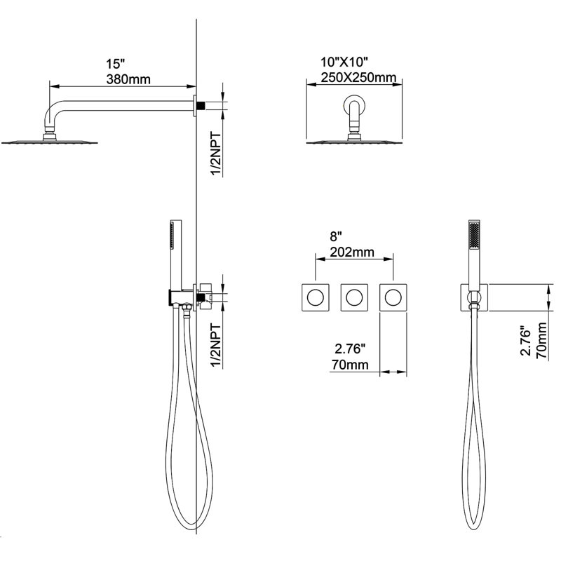 All-In-One Kit with Rough in-Valve
