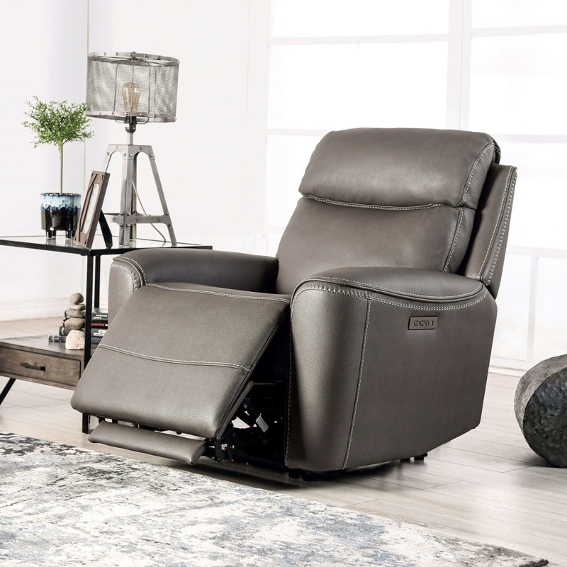 Fauteuil inclinable électrique de style transitionnel