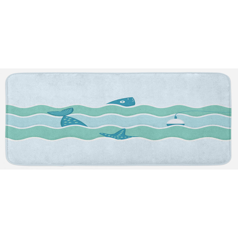 Tapis de cuisine de pêche