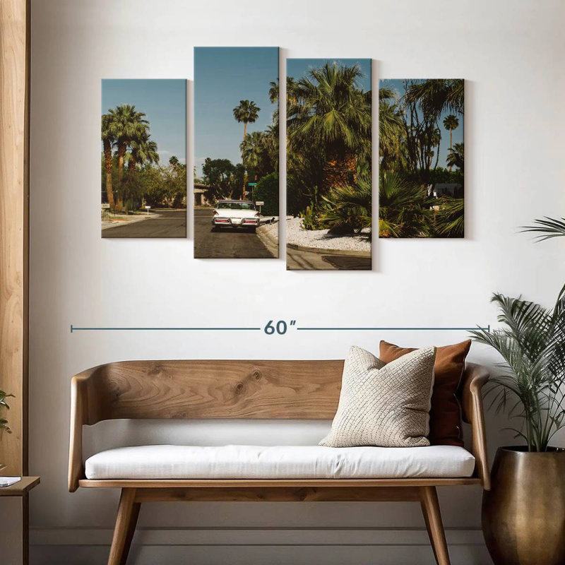 Mehar Palm Springs, H 32 po x l 52 po