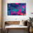 Blue Magenta Abstract Canvas Print-1374365372