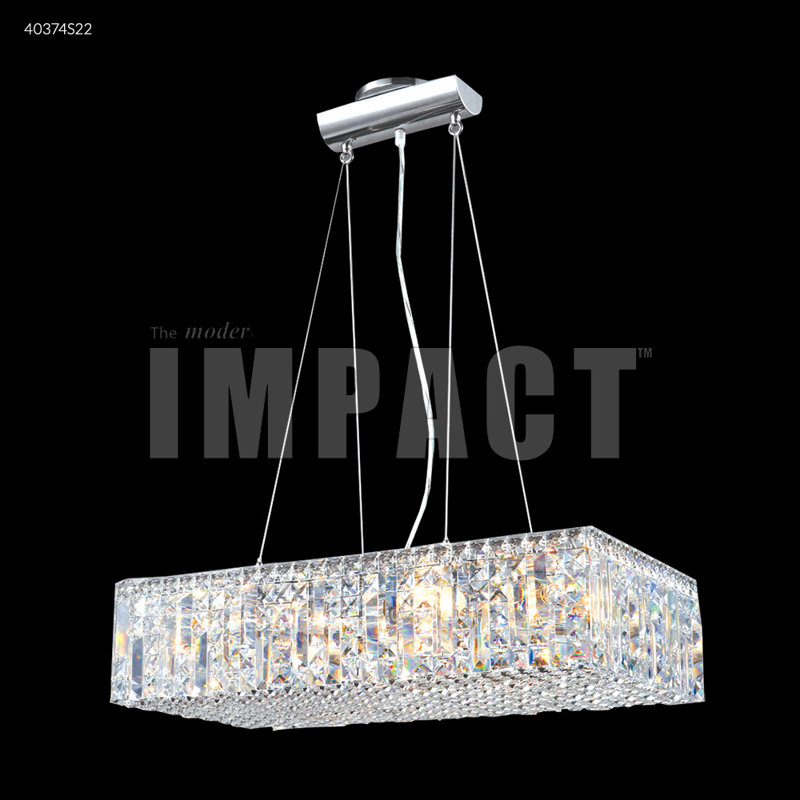Luminaire suspendu contemporain 12 lumières, Spectra Swarovski
