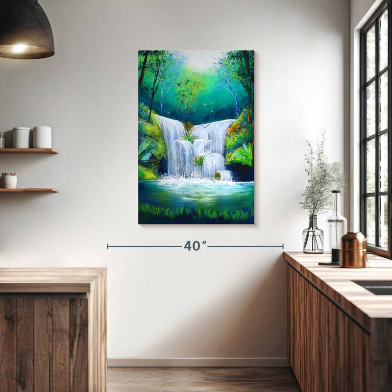 Alvord Waterfall, 39" H x 26" W