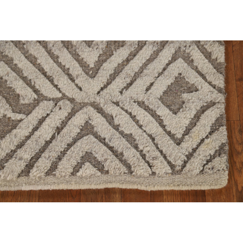 Tapis géométrique marocain pour vestibule 2x3