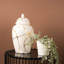 Medon Ceramic Ginger Jar with Lid for Living Room, Luxury Cracked Design Home Decor-1043201848