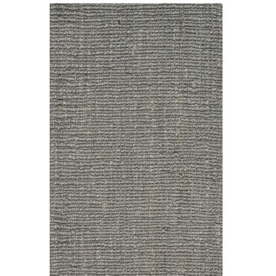 Alda Light Gray Hand-Woven Jute Rug