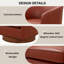 Chaise pivotante en cuir fleur-733157943-733157897