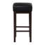 Ensemble de 2 tabourets de bar en similicuir transitionnel de 29 po de hauteur, structure en bois massif au fini espresso-74750036-74750120