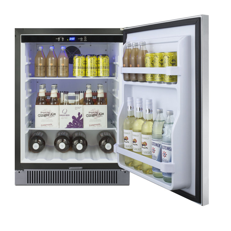 Hamilton Beach 22-Bottle Wine & Beverage Cooler - Platinum Finish