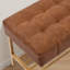 Banc de rangement en tissu