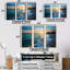 Tranquil Shores Sunset Beach Horizon II - art mural plage-237466812-237466815