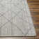 Geometric Area Rug in Gray
