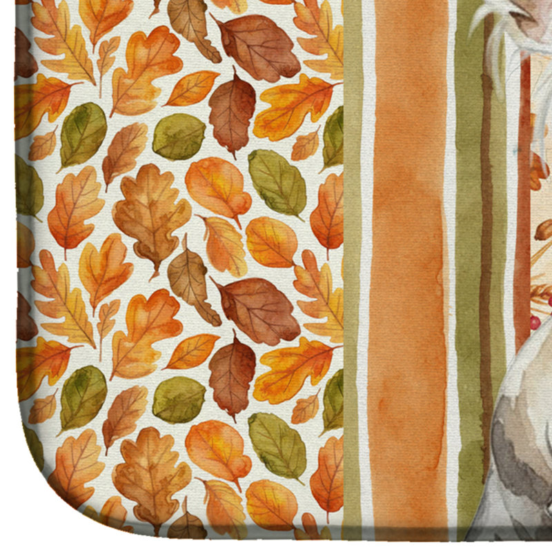 Tapis de séchage d'automne à poils mouchetés