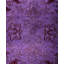 Overdyed Hand-Knotted Wool Modern-Contemporary Purple Area Rug 4' 7" x 6' 7"