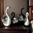 2 Pieces Swan Statues Sculpture Souvenir Gift Ceramic Statue Decoration Decoration-149846188