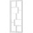 Asymmetrical Display Shelf & Bookcase, 5-Tier, White