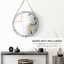 Miroir mural 30,75 po en bois
