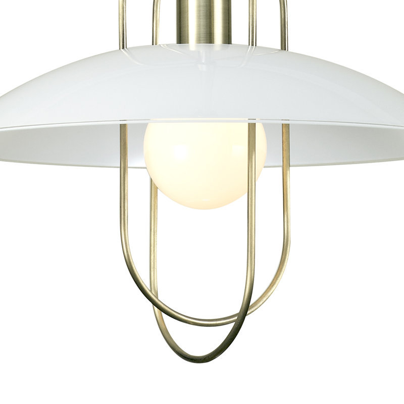 Giana 1 - Light Dome Pendant, Antique Brass