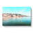Shoreline Of Sitges In Spain In Abstract - Wrapped Canvas Print-55341112