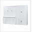 Grand lit escamotable mural avec placard, blanc-1351773166