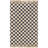 Connie Checkered Wool/Jute Tasseled Area Rug-928461369
