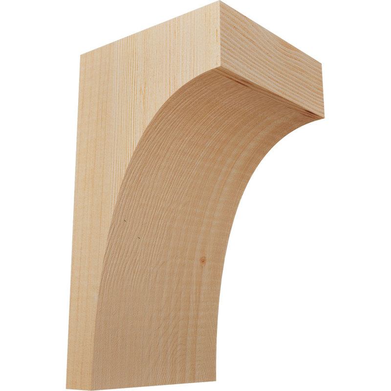 Huntington Corbel, H 10 po x l 5,5 po x P 6 po, Sapin de Douglas, Lisse