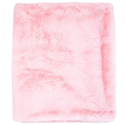 Baby Boys and Baby Girls Faux Fur Plush Blanket