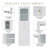63" Tall Bathroom Storage Cabinet