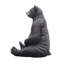 Statue assis ours