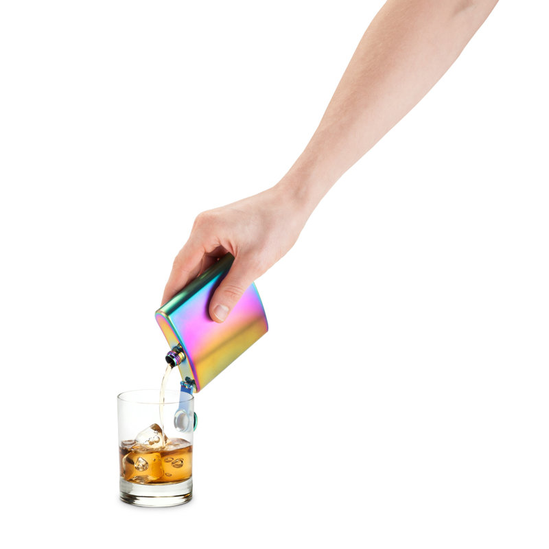 Mirage Iridescent Stainless Steel Flask by Blush