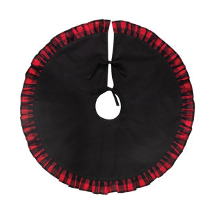 Checkered Cotton Tree Skirt